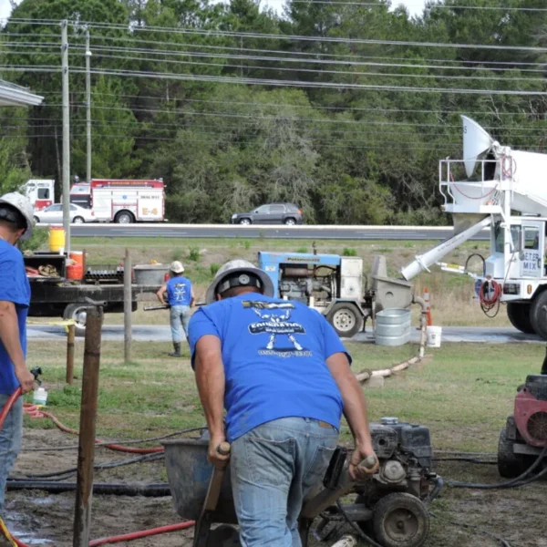 Sinkhole Titan on the job working a foundation repair