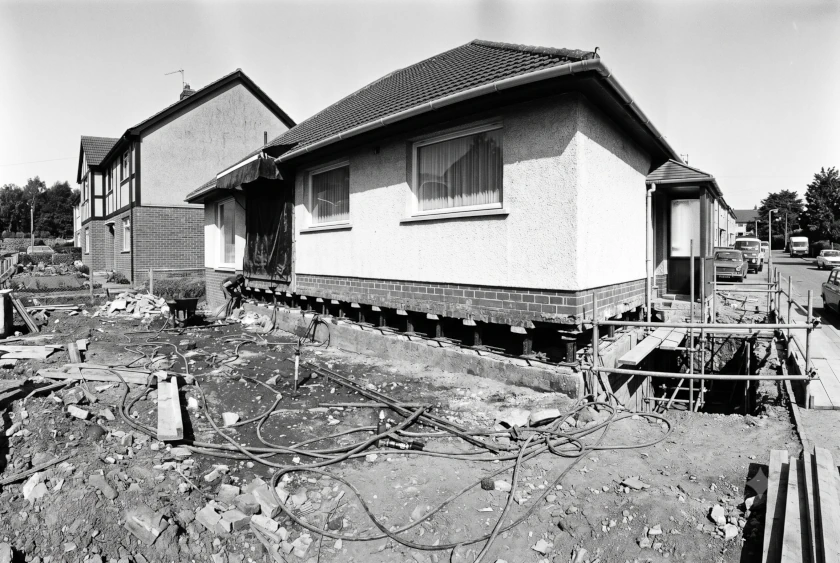 Old method of underpinning